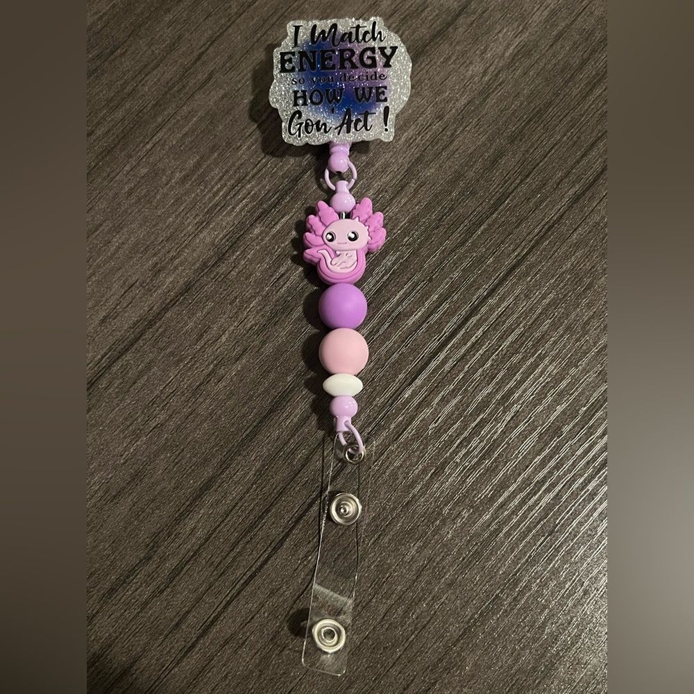 Funny badge reel